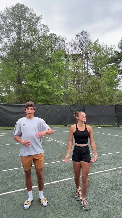 Image - Anna Frey with her brother, Charlie Frey. 